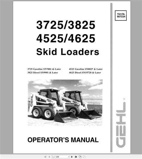 gehl 2500 skid steer service manual|gehl skid steer prices.